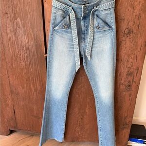 Veronica Beard Light Blue Boot Cut Jeans
